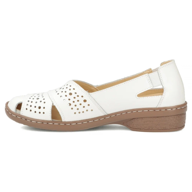 Leather shoes Filippo DP7759/26 WH white