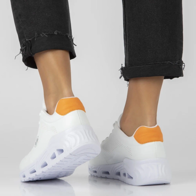 Sneakersy Rieker N5202-80 białe
