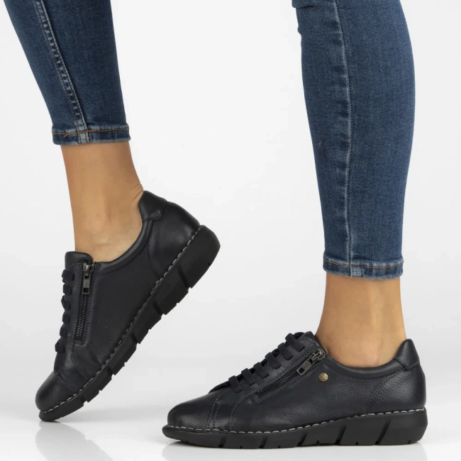 Leather shoes Maciejka P7238-17/00-1 navy