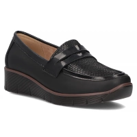Leather shoes Filippo DP6455/24 BK black
