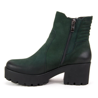 Botki FILIPPO 439 S Zielone Nubuk