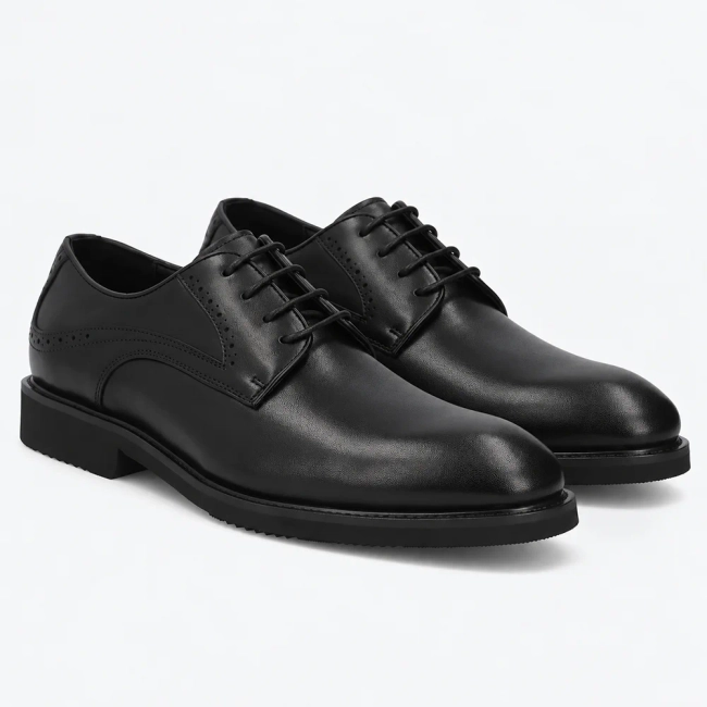 Leather shoes Filippo MP8255/26 BK black