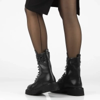 Leather ankle boots Filippo DBT6583/25 BK black