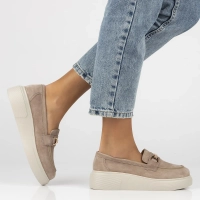 Leather shoes Filippo DP6809/25 BE beige