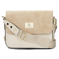 Handbag Messenger Bag Laura Biaggi JS-170 beige