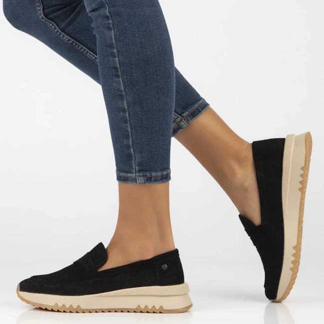 Leather shoes Filippo DP6748/25 BK black