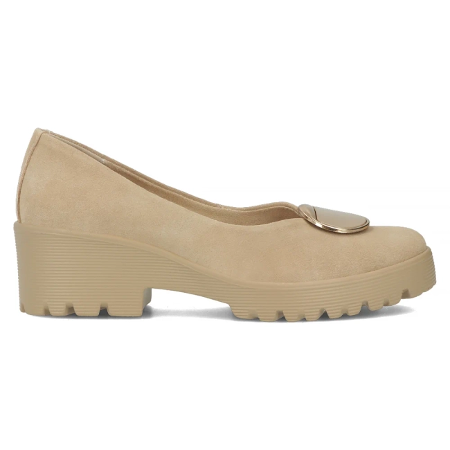Leather shoes Filippo DP4569/24 BE beige