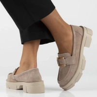 Leather shoes Filippo DP6099/24 BE beige