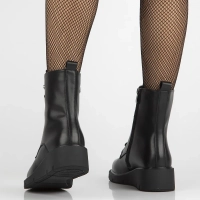 Leather ankle boots Filippo DBT6560/24 BK black