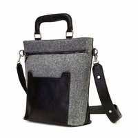 Handbag Keddo 398103/03-01 Grey Black