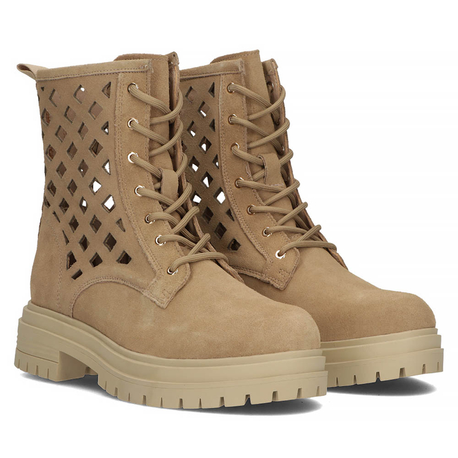 Leather filippo boots DBT3715/22 BE beige