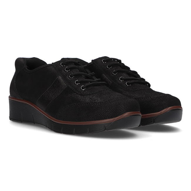 Leather shoes Filippo DP028/22 BK black