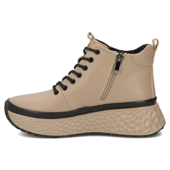Leather platform ankle boots Filippo DBT7998/26 TP taupe