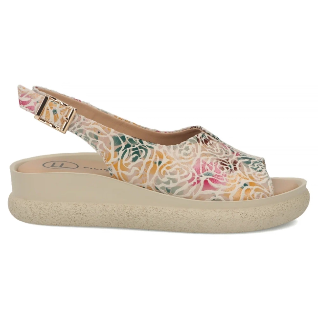 Leather sandals Filippo DS7581/26 MLT multicolor