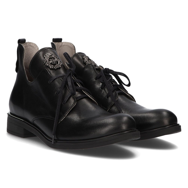 Leather boots Filippo 30055 black