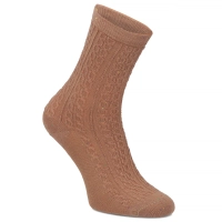 Skarpety damskie LM18-386 brązowe