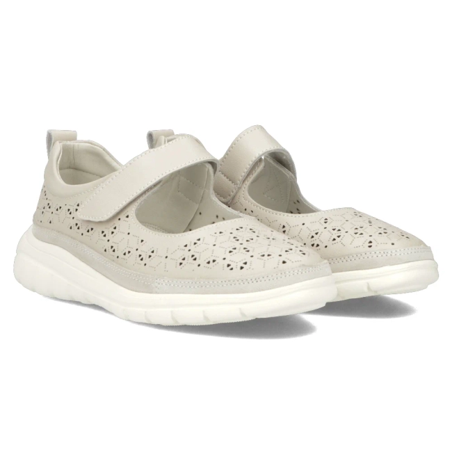 Leather shoes Filippo DP6073/24 BE beige