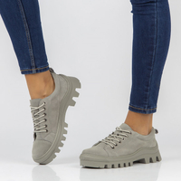 Leather shoes FILIPPO DP3522/22 GR grey