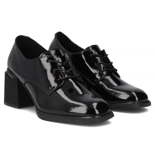 Leather shoes Filippo DP7397/25 BK L black