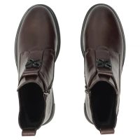Leather ankle boots Filippo DBT8135/26 D BR brown
