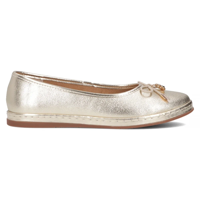 Leather ballerinas Filippo DP6856/25 GO gold