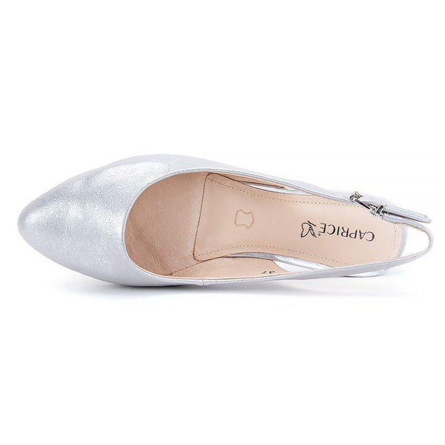 Sandały Caprice 9-29402-20 920 Silver Metal