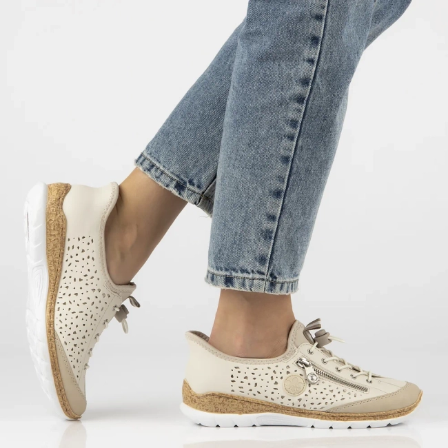 Rieker shoes N42V3-60 beige