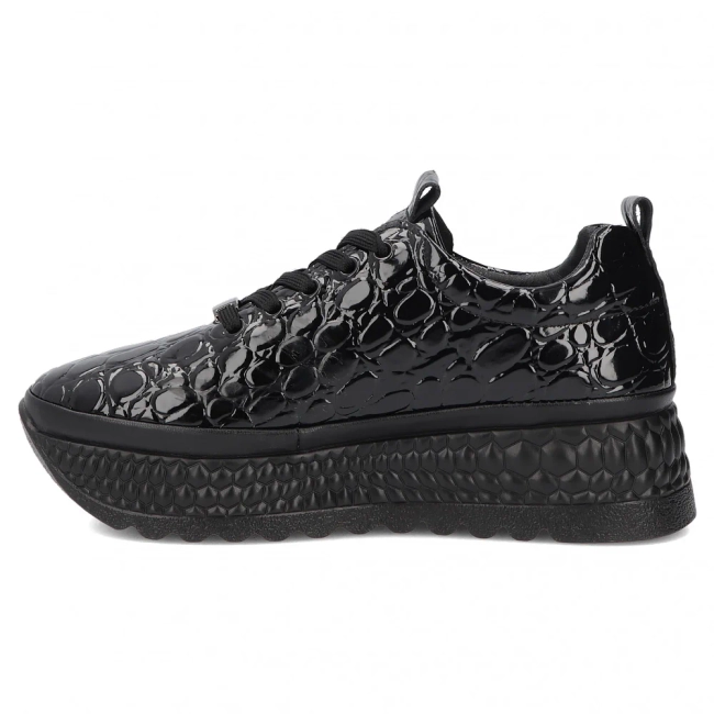 Leather sneakers Filippo DP7284/26 BK CR black