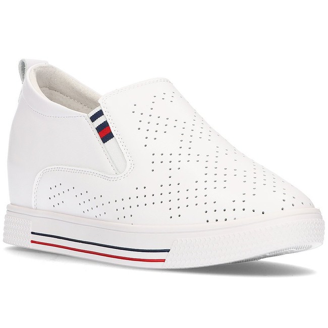 Leather shoes Filippo DP1356/21 WH white