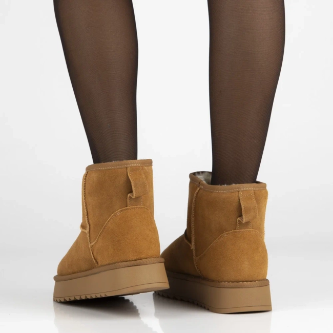 Leather snow boots Filippo DBT7329/25 CA brown