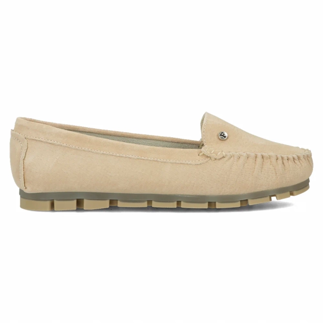 Leather loafers Filippo DP2037/24 BE beige