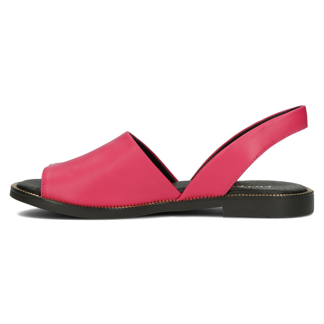 Leather sandals Filippo 40327 fuchsia