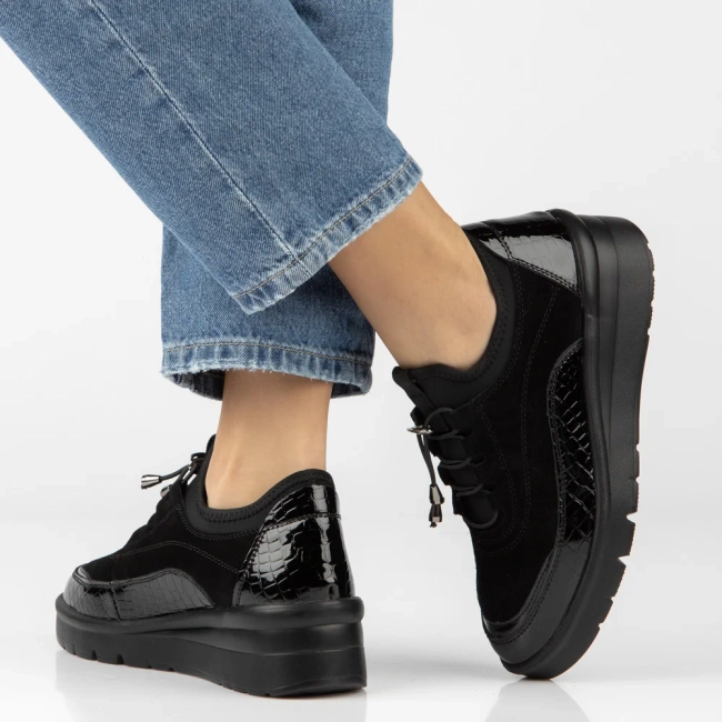 Leather shoes Filippo DP8106/26 BK black