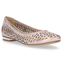 Półbuty Filippo 2401 Różowy