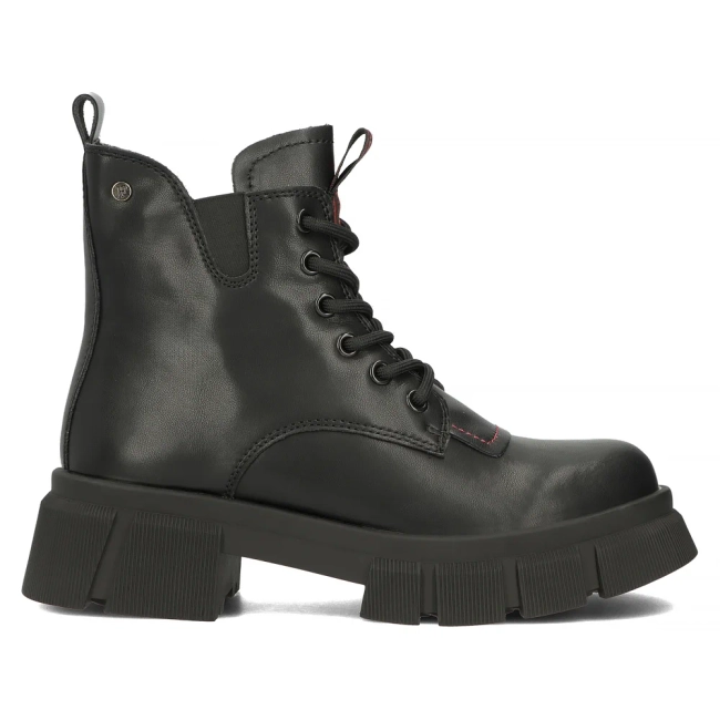 Leather ankle boots Filippo DBT6508/24 BK black