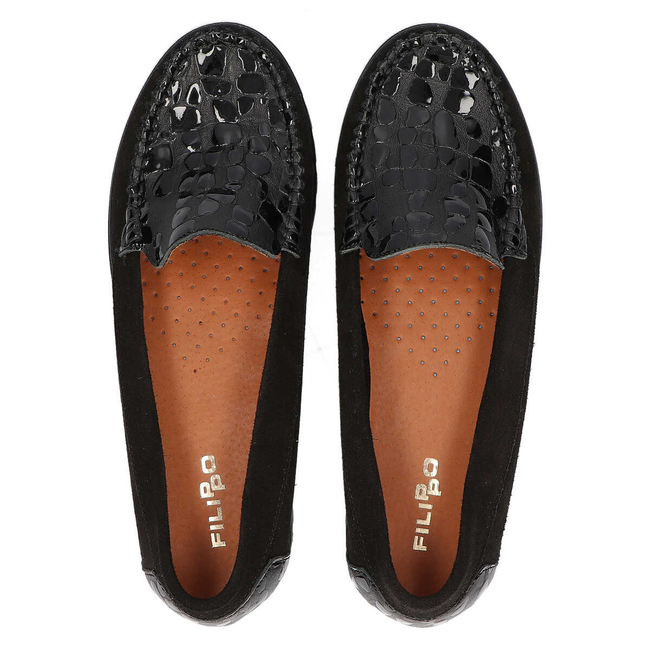 Shoes Filippo 10118 black + black odessa