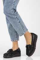 Leather loafers Filippo DP3334/23 BK PT black