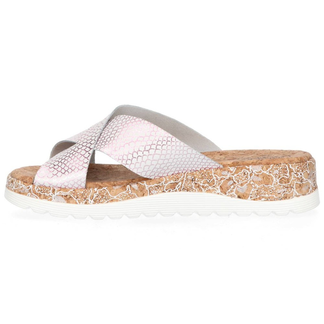 Leather flip-flops Filippo DK1232/20 PI pink