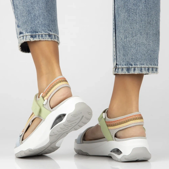 Sandały Rieker W3151 multikolor