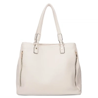 Beige shopper bag velvet mist