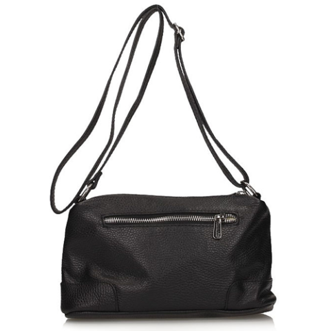 Handbag Toscanio Leather Messenger Bag C135 black