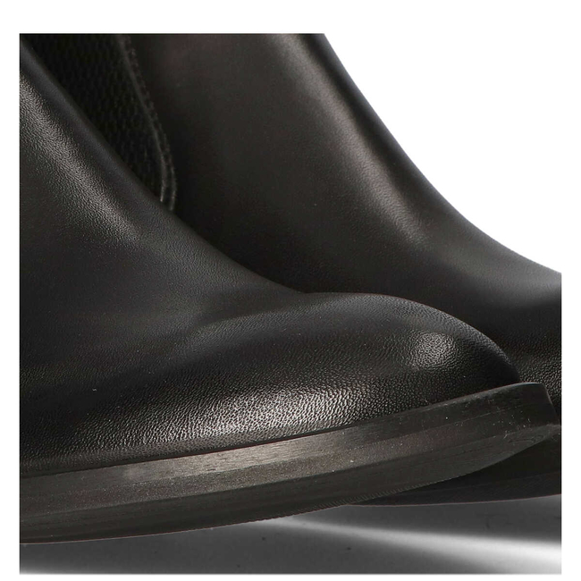 Botki skórzane Filippo 811 czarne lico