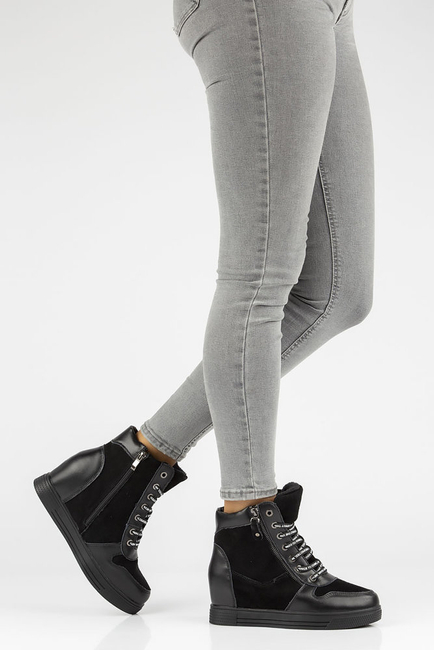 Leather ankle boots Filippo DBT3148/21 BK Black