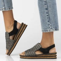 Sandals Rieker 62971-00 Black