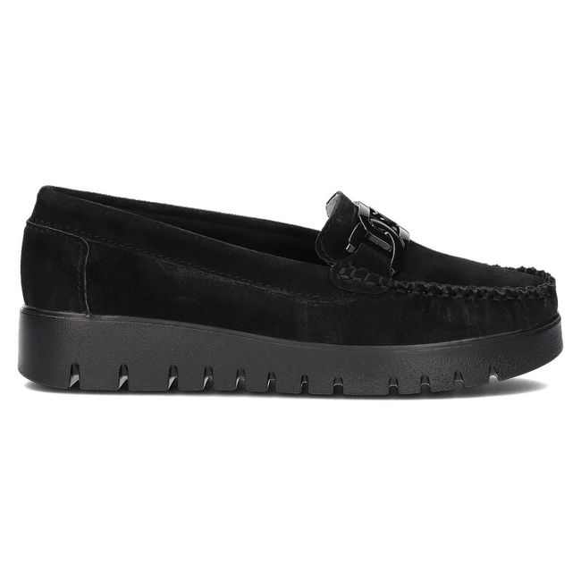 Leather loafers Filippo DP3334/22 BK black