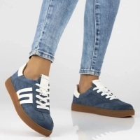 Leather sneakers Filippo DP6742/25 BL blue