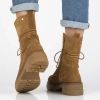 Leather ankle boots Filippo DBT7263/25 CA brown