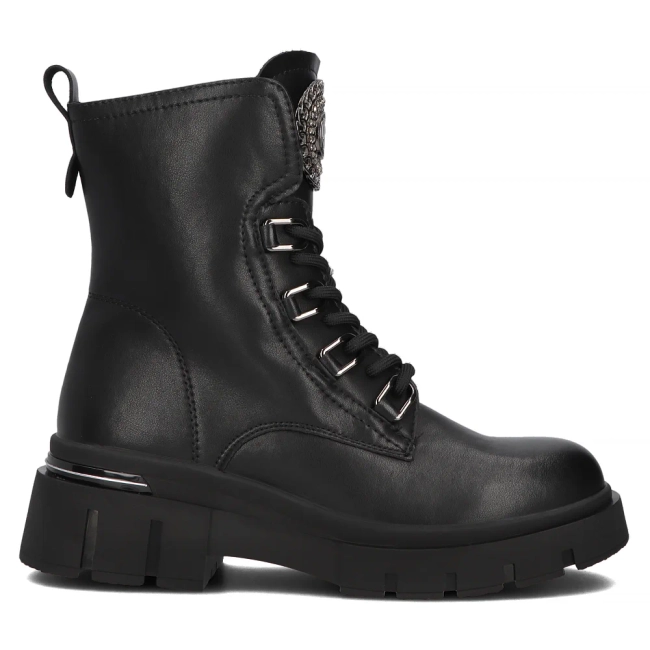 Leather ankle boots Filippo DBT6521/24 BK black