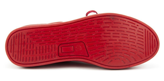 Półbuty Filippo 12M1208 Czerwone