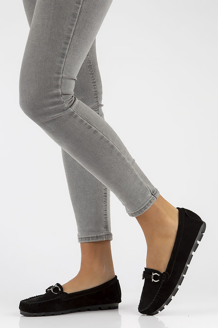 Leather loafers Filippo DP3613/22 BK black